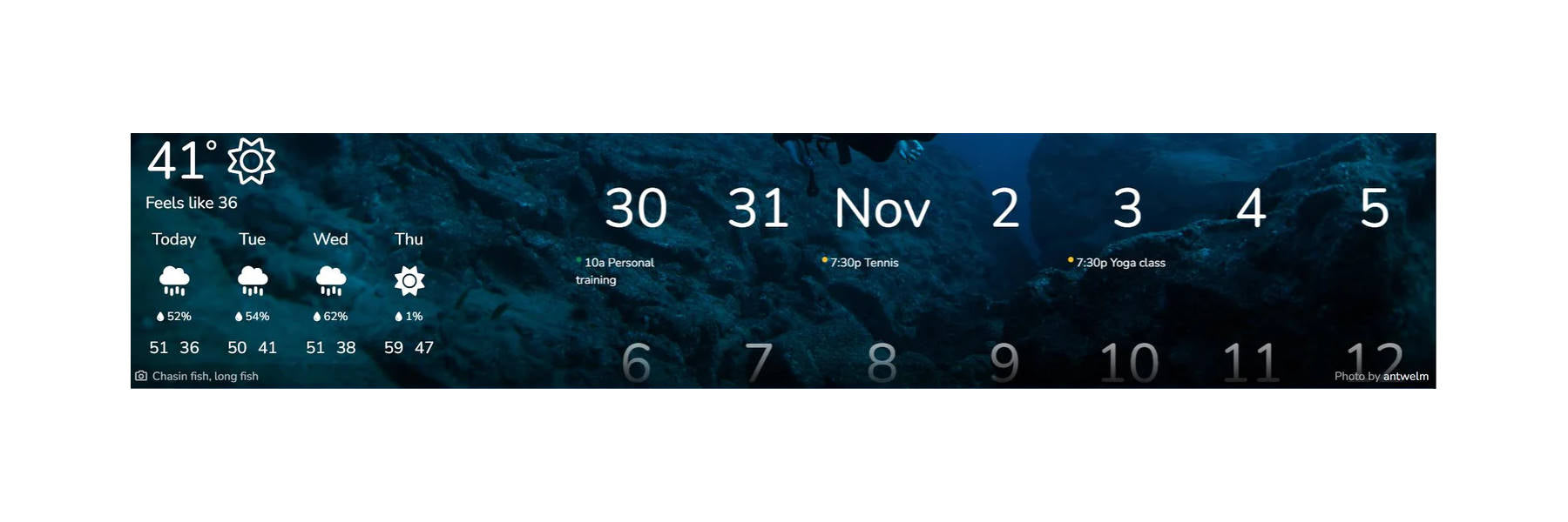 DAKboard Digital Calendar For Families