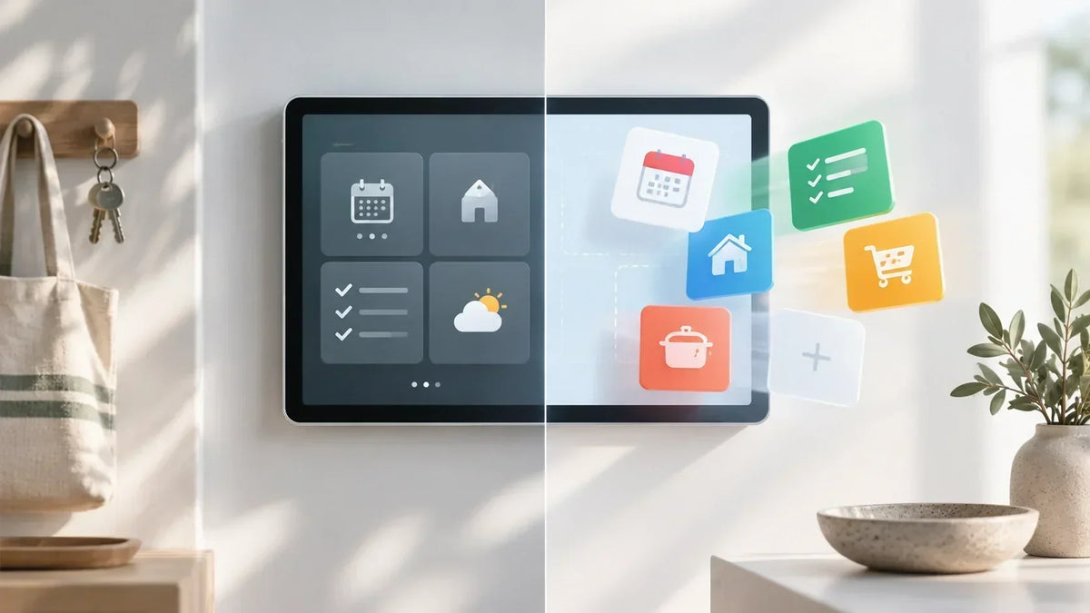 Daely Calendar or Skylight? Beyond The Limits Or How to Build Family Dashboard That Fits Your Needs