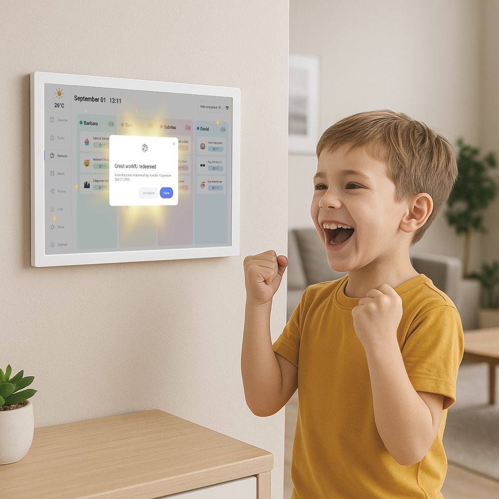 Digital Family Calendar Wi-Fi Sync