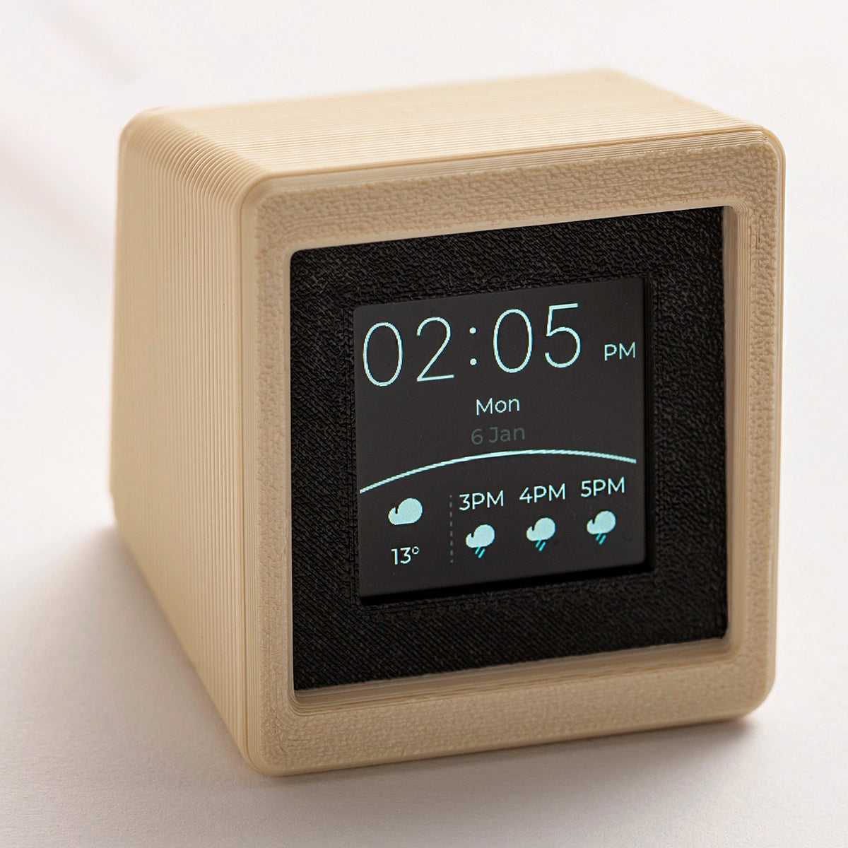 Desk Digital Clock with Vintage Design and 9 Dials