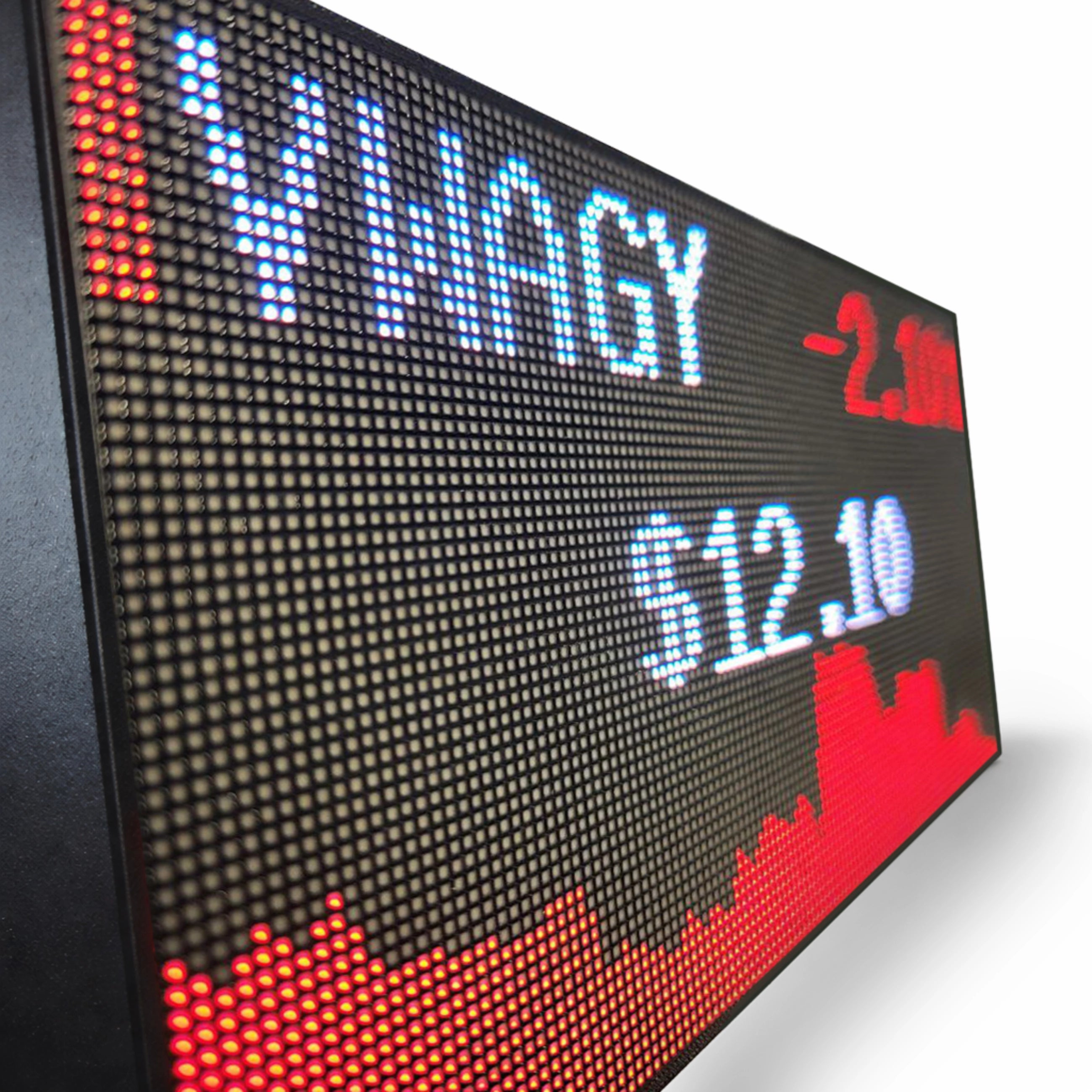 LED Stock Ticker – High-Resolution WLAN-Display für Aktien, Krypto und Forex