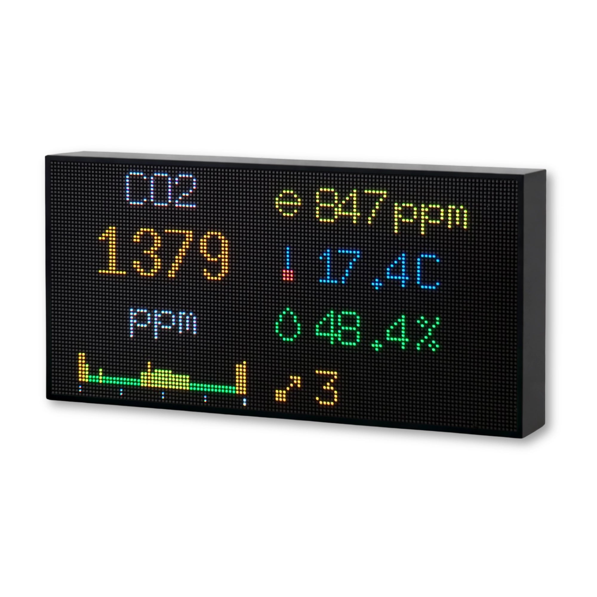 LED Luftqualitätsmonitor mit Home Assistant Integration