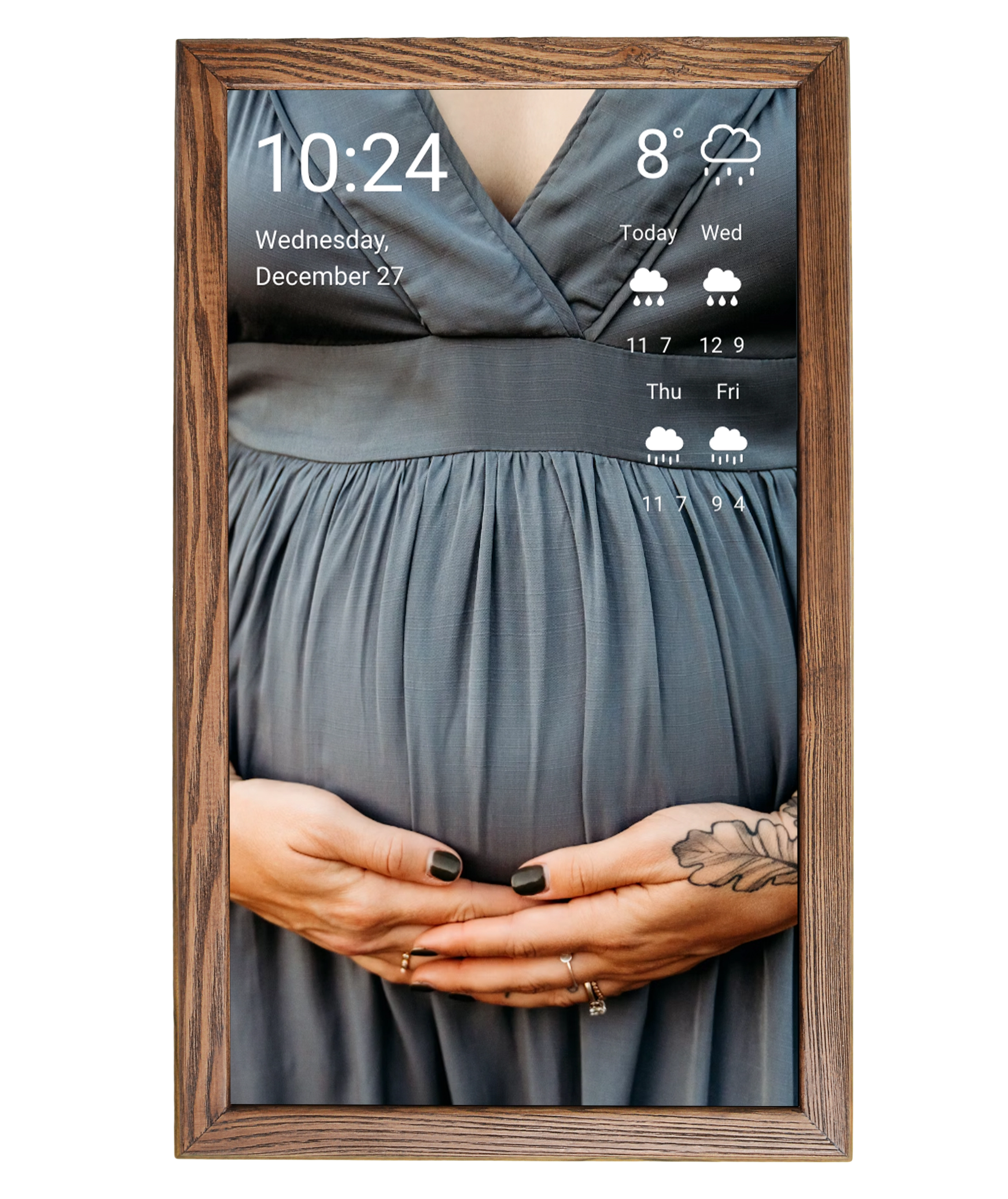 Smart Wall Calendar 32 Inch in Wooden Frame