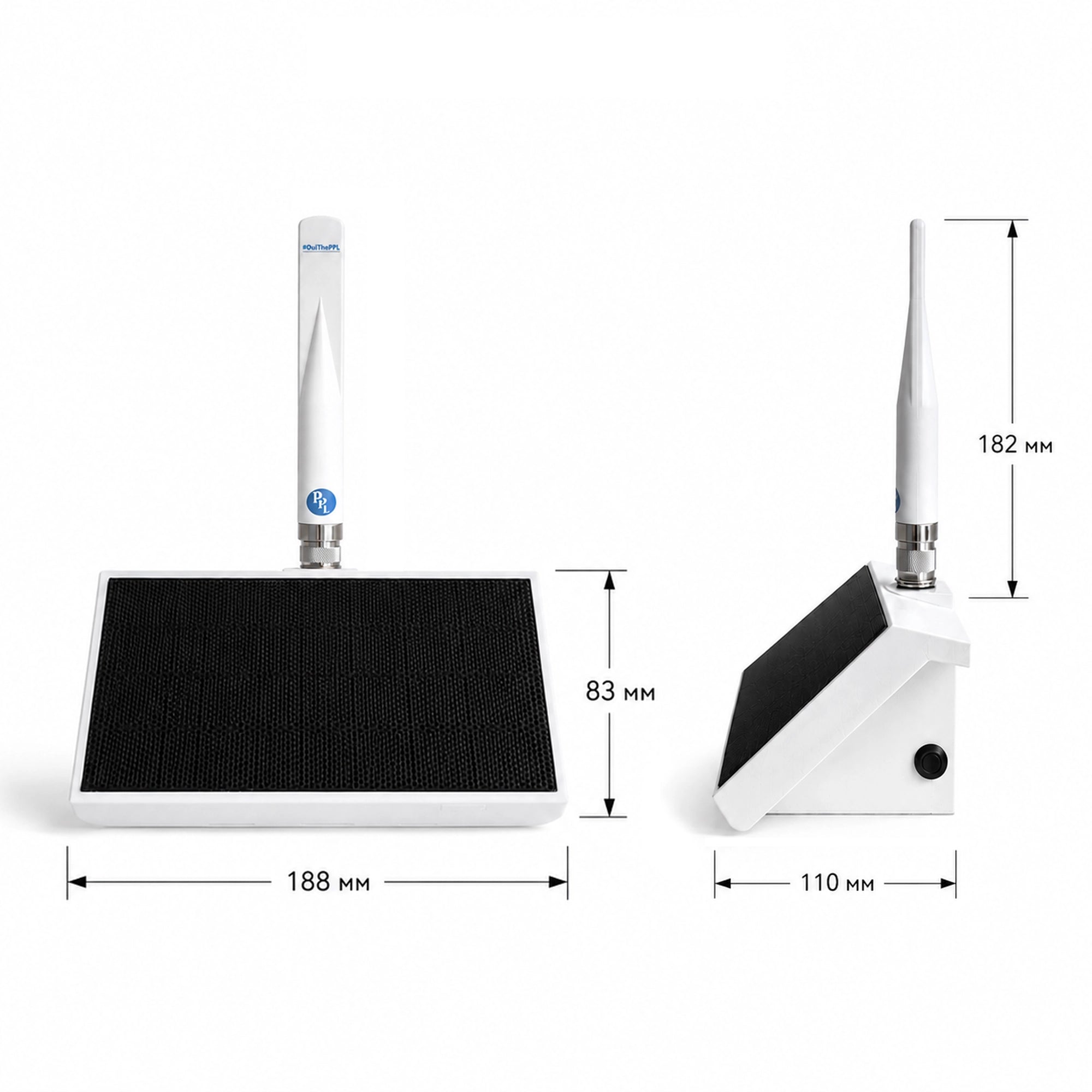 Solarbetriebener Outdoor-Meshtastic-Knoten