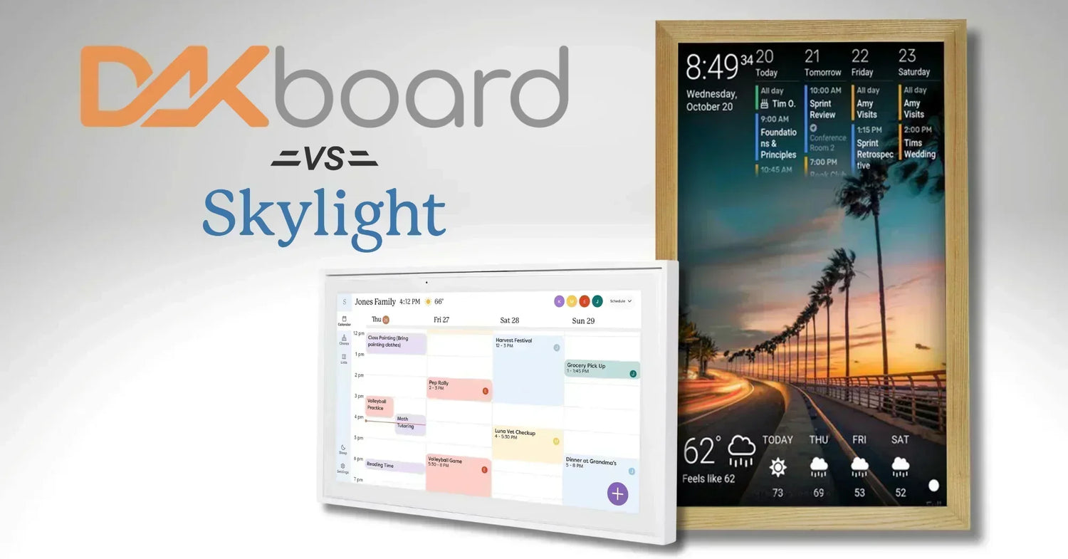 Skylight Calendar vs DAKboard: Which Smart Wall Calendar Is Actually Worth It?