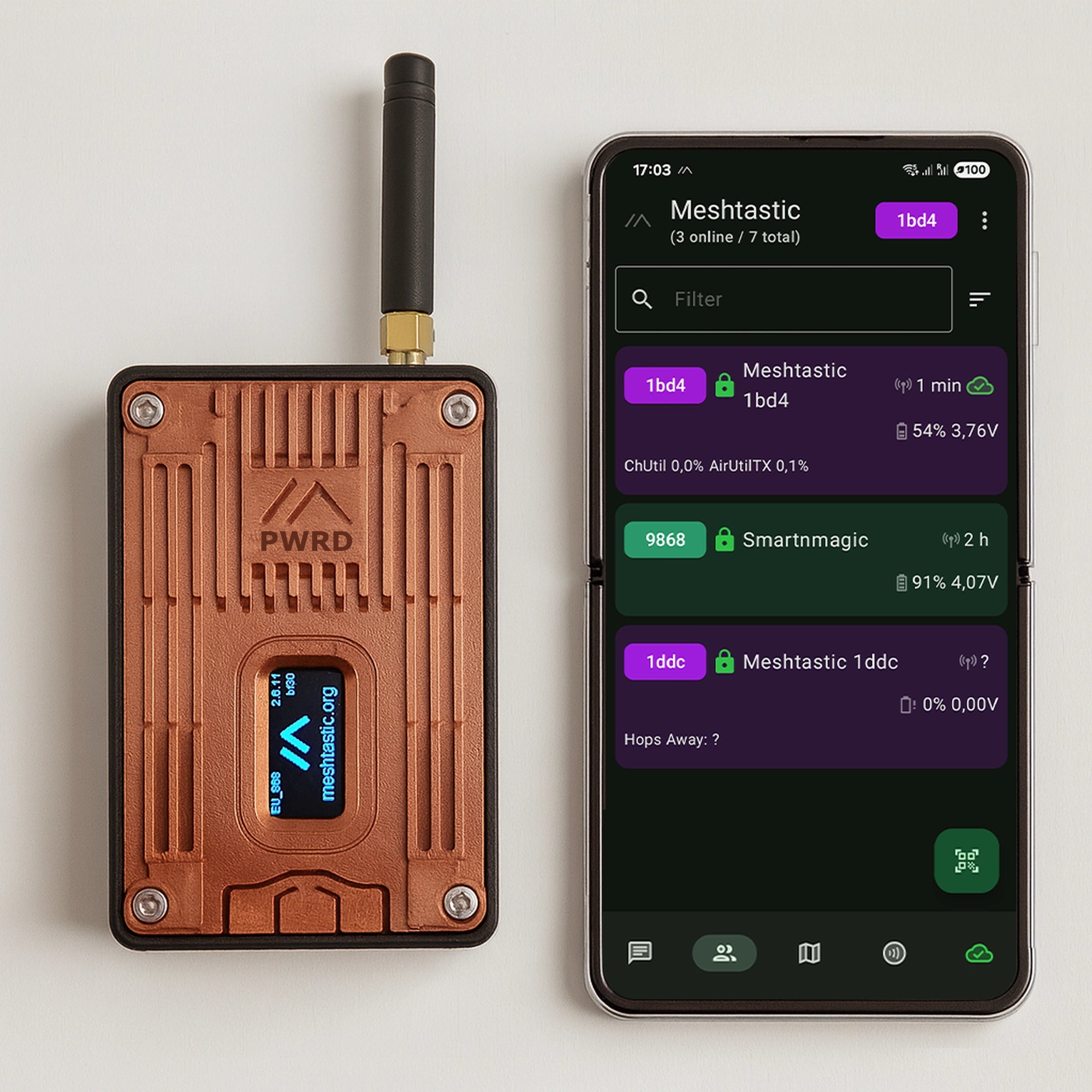 Meshtastic Node Heltec V3 LoRa with a Solid Сase – Plug & Play Off-Grid Radio