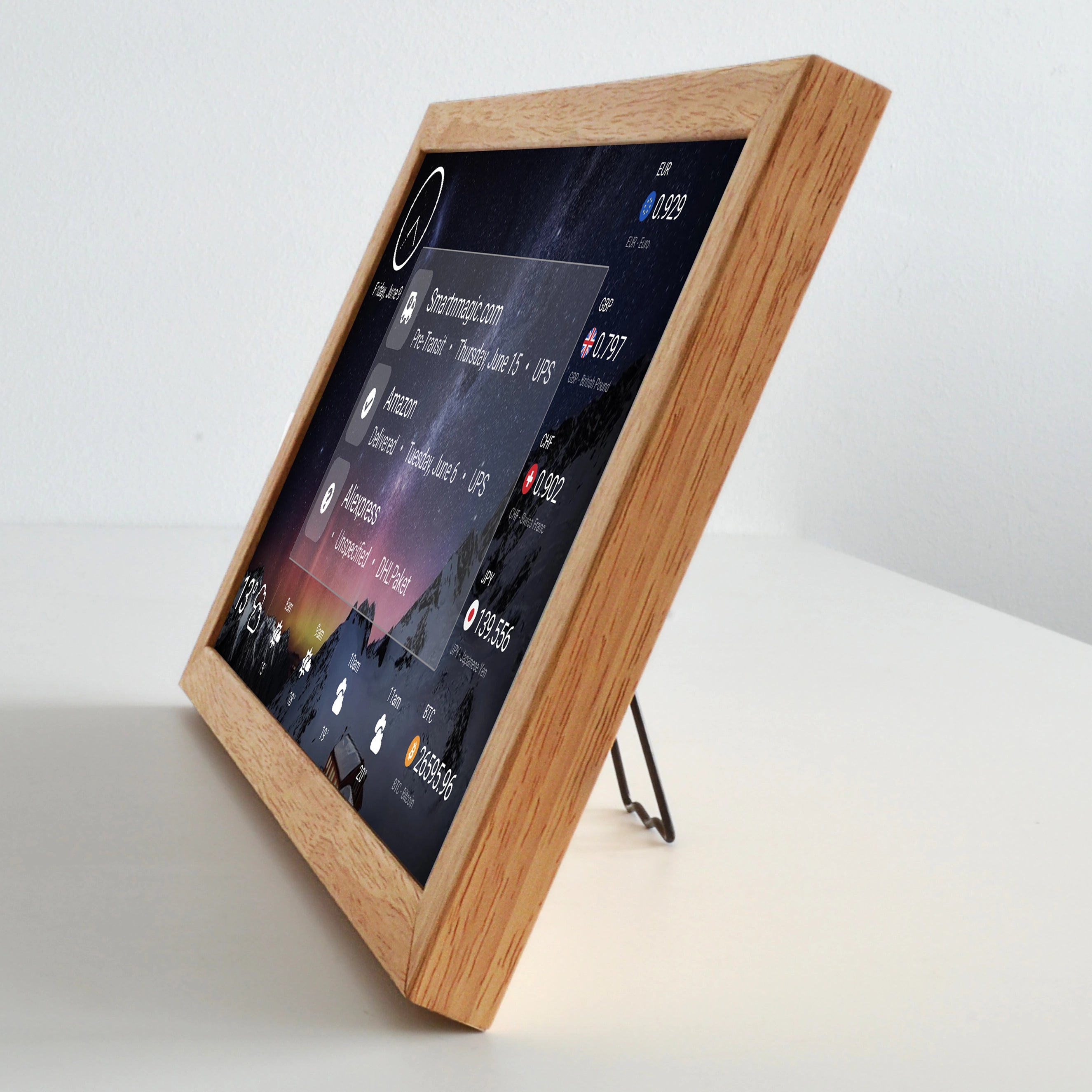 Digitale bureaukalender met touchscreen, 15,6 inch